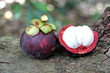 The Mangosteen flesh.
