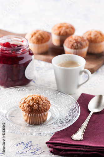 Photo: Delicious romantic madeleine breakfast Delicious romantic madeleine breakfast