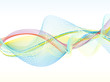 Vektor: abstract colorful line wave background abstract colorful line wave background