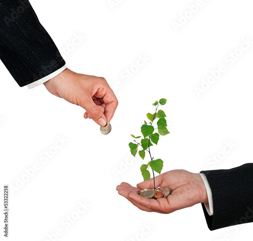Photo: Investment to green business Investment to green business