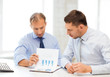 businessmen with notebook on meeting