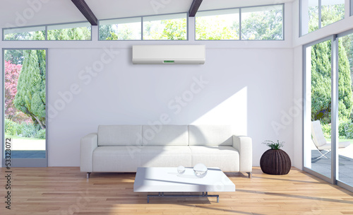 Illustration: Interno con aria condizionata Interno con aria condizionata