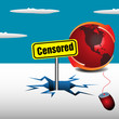 Censored sign