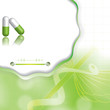 Abstract medical background
