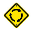 grunge traffic circle arrow sign , Part of a series.