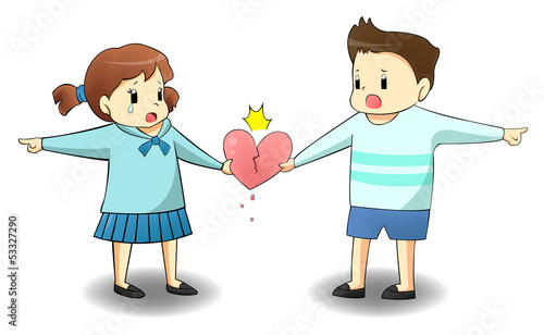 Vector: When a lover is on different path When a lover is on different path