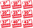 Vector: Temperaturen Temperaturen