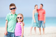 Photo: Happy family at beach Happy family at beach