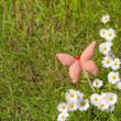Endlich Sommer!, Schmetterling, Stoff, Blumenwiese