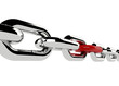 3d render of chain