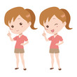女の子/ポイント
