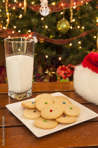 Photo: Cookies and Milk for Santa Cookies and Milk for Santa