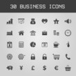 Dark Business Design elements icon set