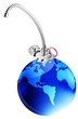 Vector: Ecology concept.Healthy blue planet.Vector Ecology concept.Healthy blue planet.Vector