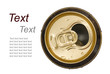 opened beer can
