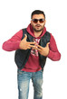 Photo: Hip hop man gesturing Hip hop man gesturing