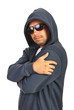Rapper male posing