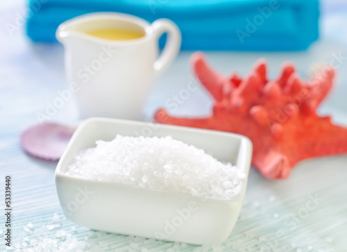 Photo: sea salt and shells sea salt and shells