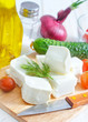 Foto: ingredients for greek salad ingredients for greek salad