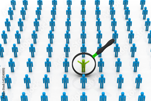 Illustration: People search People search