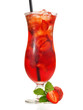 Cocktail mit Erdbeeren