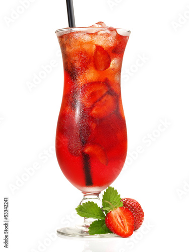 Photo: Cocktail mit Erdbeeren Cocktail mit Erdbeeren