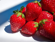 Foto: Some fresh strawberry isolated on white background Some fresh strawberry isolated on white background