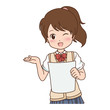 女の子/案内