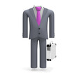StandingBusinessSuitFrontView