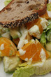 Salade à l'Orange et Avocat Sauce yaourt