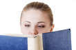 Girl reading a book