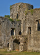 medieval castle of Villandraut in Gironde