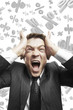 Photo: man screaming man screaming