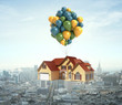Photo: house flying house flying