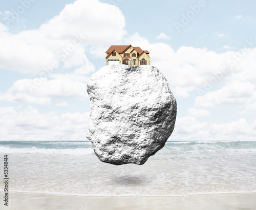 Photo: house on rock house on rock