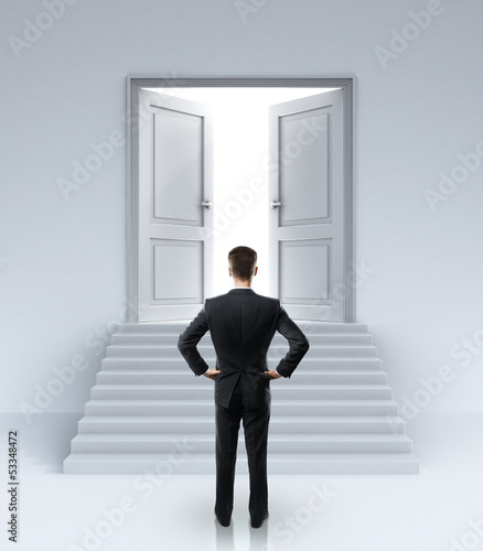 Photo: man and doors man and doors