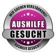 5 Star Button pink AUSHILFE GESUCHT WSV AG