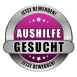 Vektor: 5 Star Button pink AUSHILFE GESUCHT JB JB 5 Star Button pink AUSHILFE GESUCHT JB JB