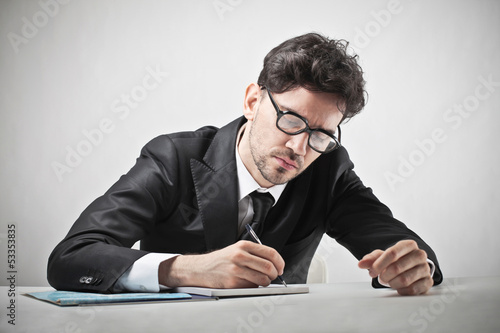 Photo: contract contract