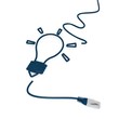 3d render of a connected buy now symbol inside a network node