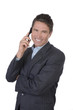 Business Manager Portrait beim telefonieren