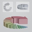 Circular Steps Arrow, Color Infographic Illustration