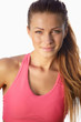 Photo: Pretty young woman doing yoga exercises Pretty young woman doing yoga exercises
