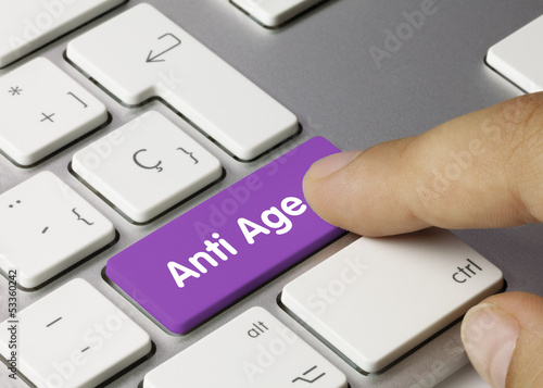 Photo: Anti age Keyboard key finger Anti age Keyboard key finger