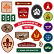 Vector: Scouting badges Scouting badges