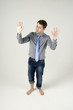 Man relaxing in the office