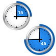 Vector: Seconds timer in EPS format Seconds timer in EPS format