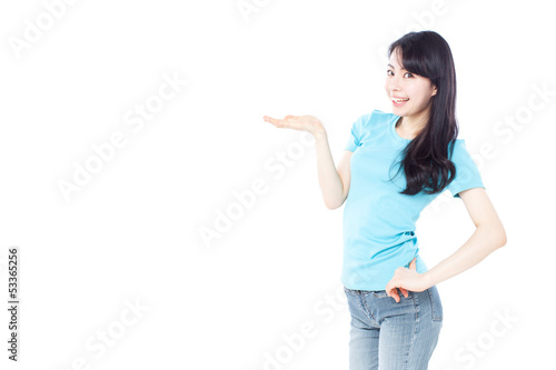 Photo: 紹介する女性 紹介する女性