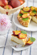 Käsekuchen mit Aprikosen