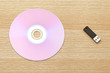 Foto: CD and USB drive CD and USB drive